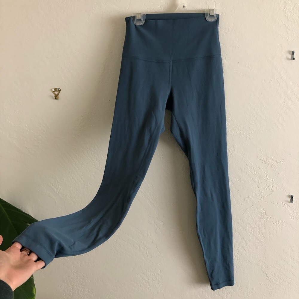 ON HOLD! 28” length baby blue align leggings